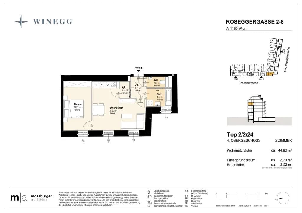 2-Zimmer-Wohnung kaufen in Wien – 45,3 m², € 323.000 – Bild 8 von 8