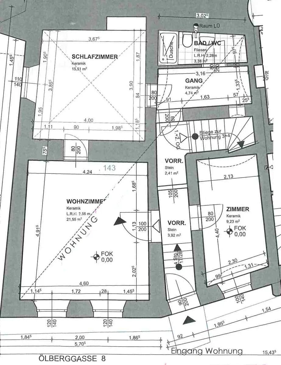 3-Zimmer-Gewerbeimmobilie mieten in Steyr – 61 m², € 564 – Bild 13 von 14