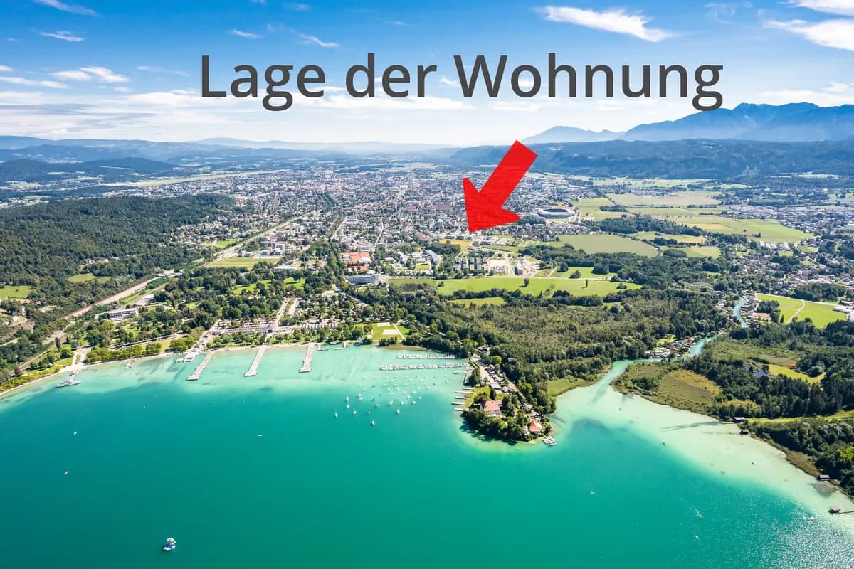 3-Zimmer-Wohnung mieten in Klagenfurt – 69 m², € 1.450 – Bild 1 von 9