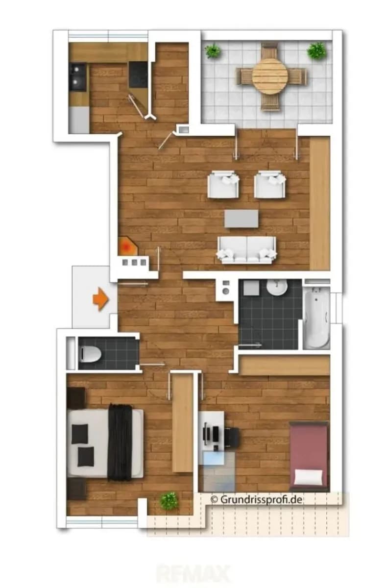 3-Zimmer-Wohnung mieten in Wels-Land – 77 m², € 976 – Bild 3 von 39