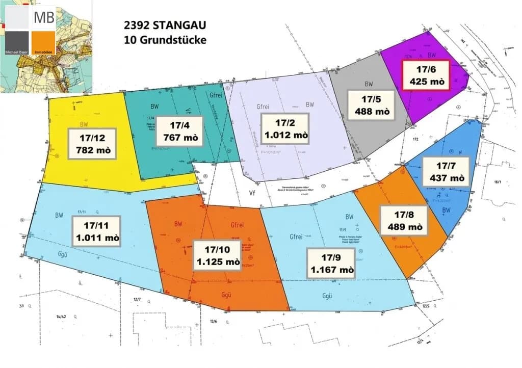 Grundstück kaufen in Mödling – 437 m², € 180.000 – Bild 2 von 4