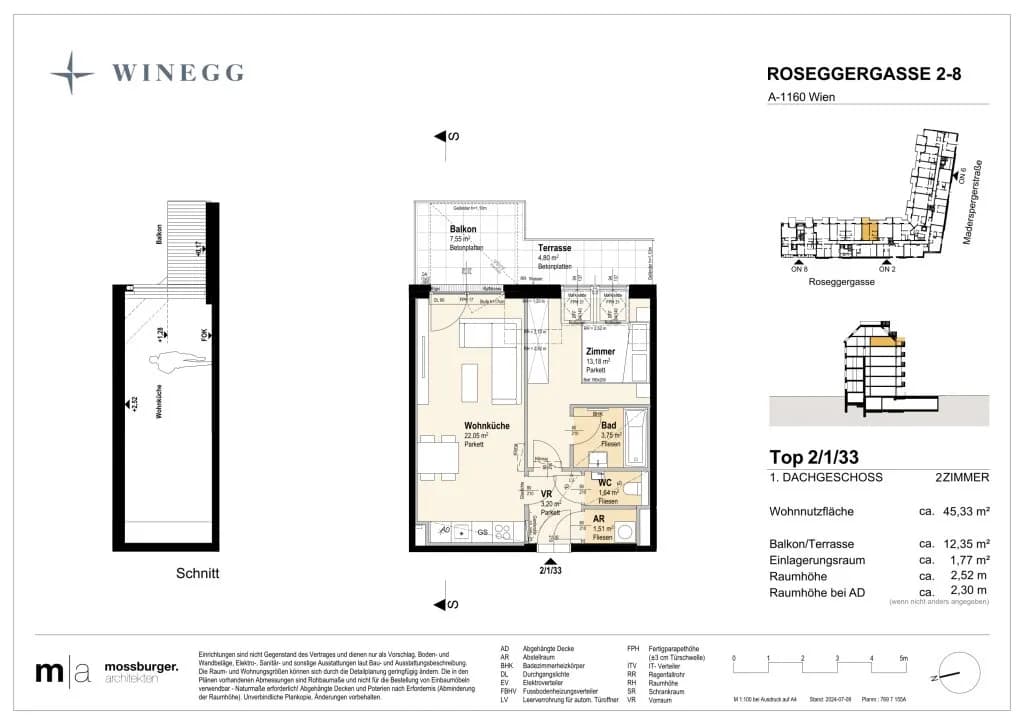 Immobilie kaufen in Wien – 45,2 m², € 368.300 – Bild 12 von 12