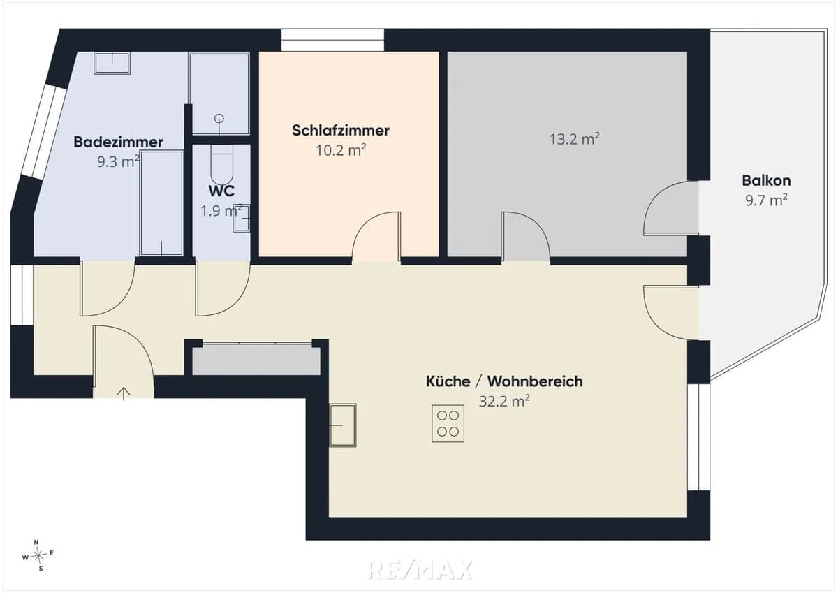 3-Zimmer-Wohnung mieten in Linz Land – 67,11 m², € 1.331 – Bild 13 von 13
