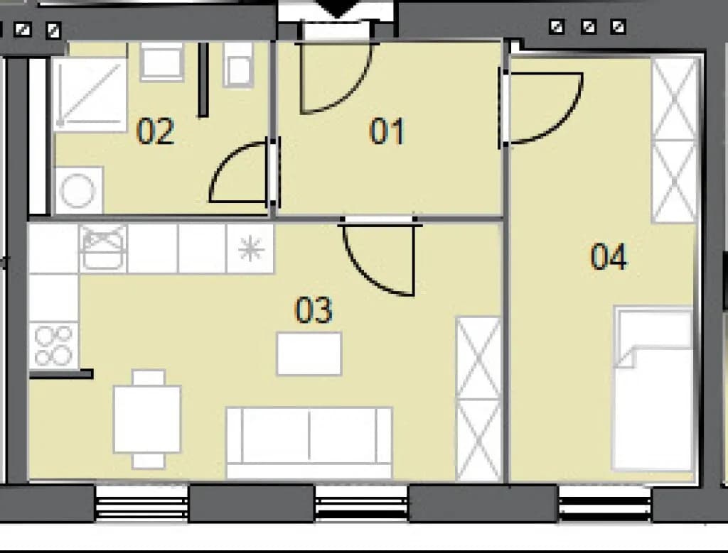 2-Zimmer-Wohnung kaufen in Graz – 41,63 m², € 70.000 – Bild 6 von 6