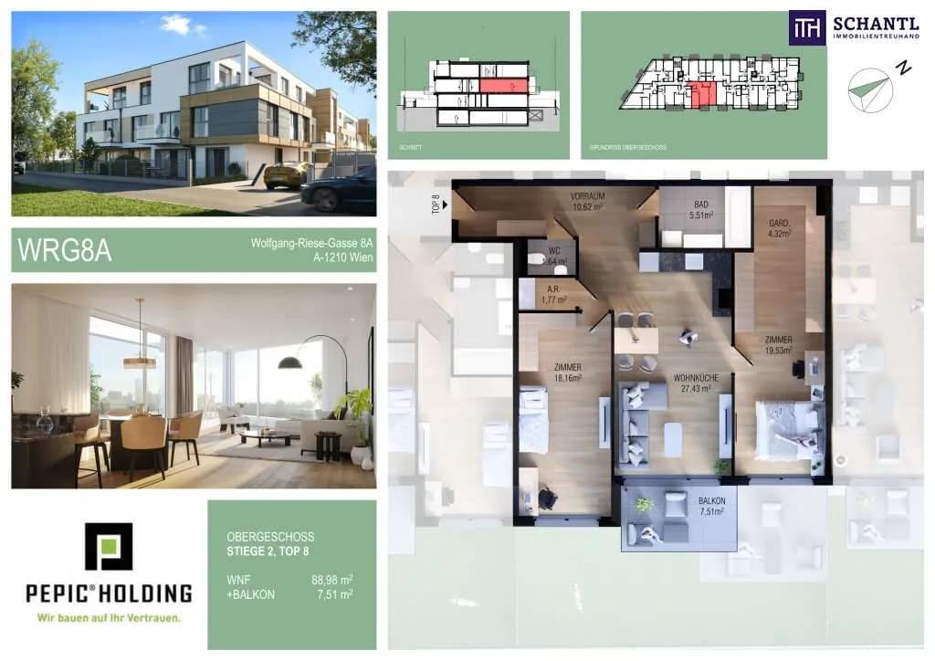 3-Zimmer-Wohnung kaufen in Wien – 88,72 m², € 453.000 – Bild 13 von 13
