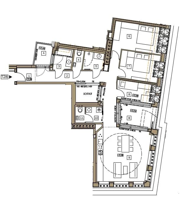 4-Zimmer-Wohnung mieten in Wien – 106,64 m², € 3.190 – Bild 15 von 15