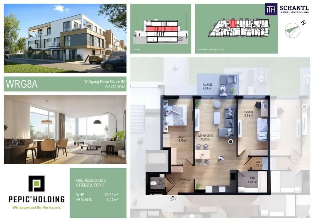 3-Zimmer-Wohnung kaufen in Wien – 75,33 m², € 417.000 – Bild 13 von 13