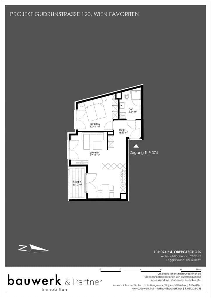 2-Zimmer-Wohnung kaufen in Wien – 52,07 m², € 324.900 – Bild 39 von 39