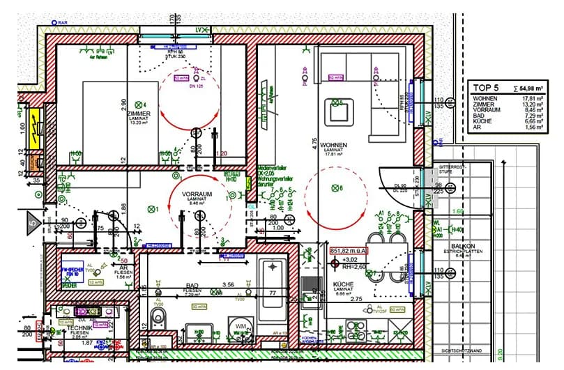 Wohnung mieten in Zwettl – 54,98 m², € 646 – Bild 4 von 4