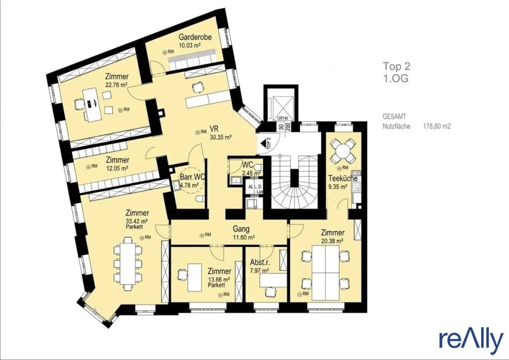 14-Zimmer-Gewerbeimmobilie mieten in Wien – 360 m², € 9.000 – Bild 9 von 10