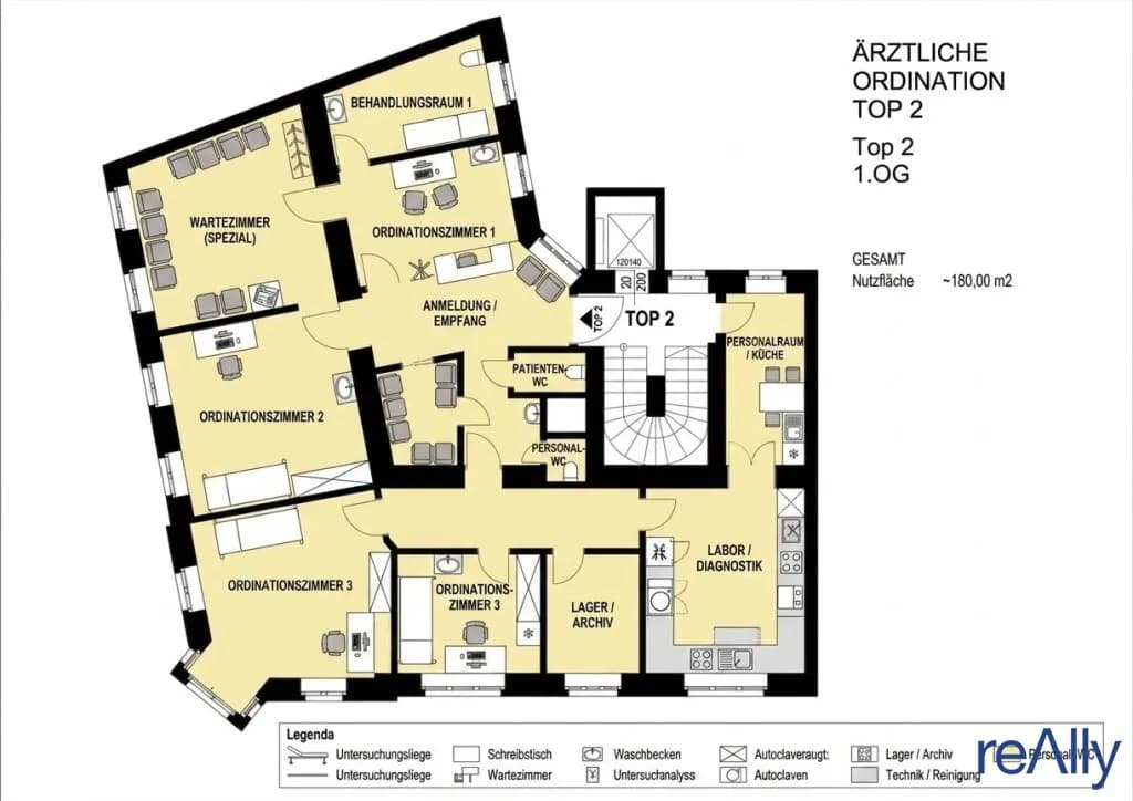 14-Zimmer-Gewerbeimmobilie mieten in Wien – 360 m², € 9.000 – Bild 10 von 10