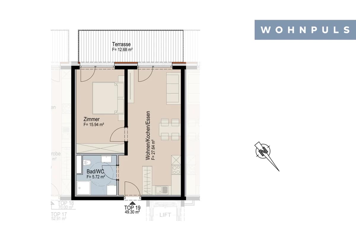 2-Zimmer-Wohnung kaufen in Innsbruck-Land – 49,3 m², € 366.593 – Bild 9 von 9