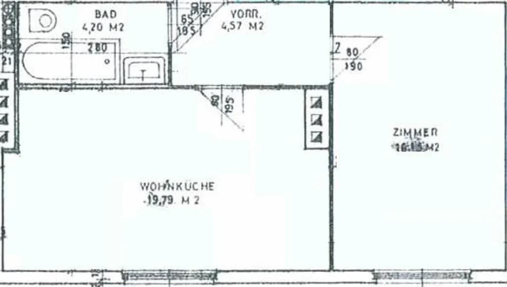 2-Zimmer-Wohnung mieten in Bruck-Mürzzuschlag – 45 m², € 425 – Bild 8 von 8