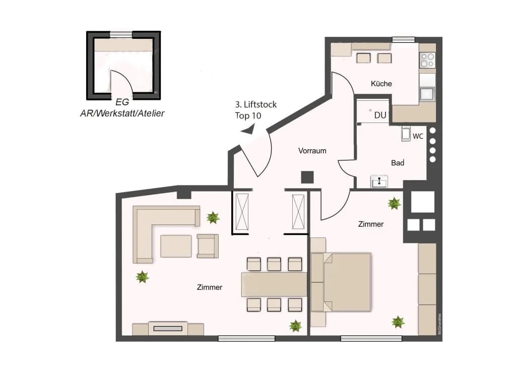 Immobilie kaufen in Wien – 54,35 m², € 698.000 – Bild 32 von 32