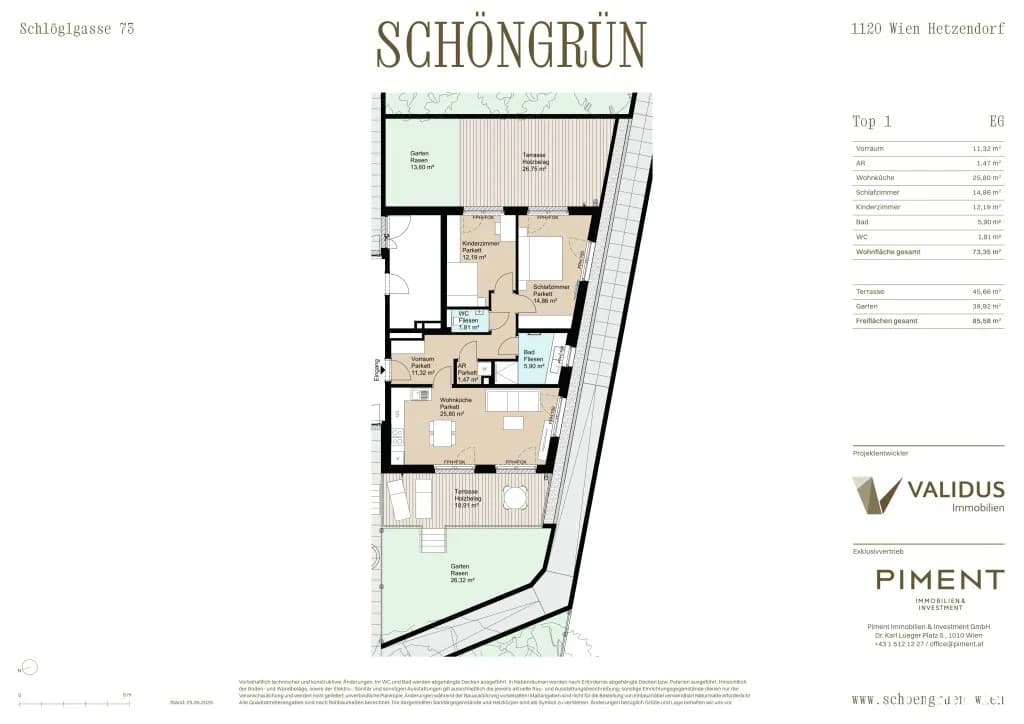 3-Zimmer-Wohnung mieten in Wien – 73,35 m², € 1.770 – Bild 15 von 15