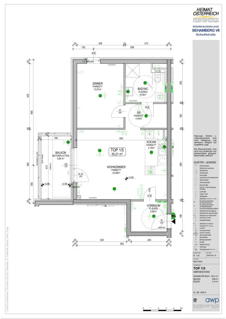 2-Zimmer-Wohnung mieten in Amstetten – 55,21 m², € 686 – Bild 8 von 8