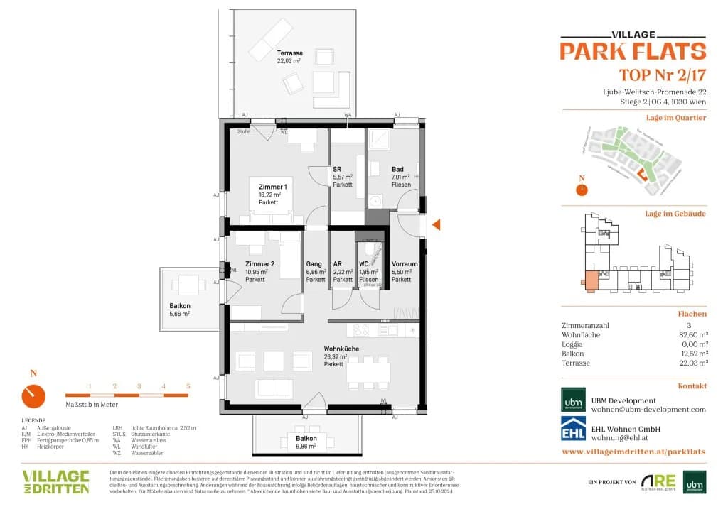 3-Zimmer-Wohnung kaufen in Wien – 82,49 m², € 664.800 – Bild 12 von 12