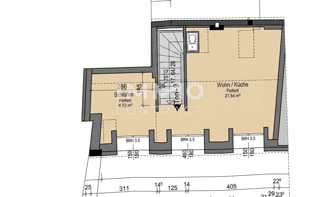 3-Zimmer-Wohnung mieten in Wels – 61,01 m², € 899 – Bild 22 von 22