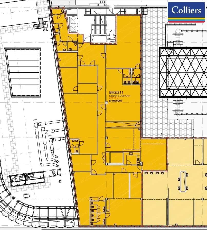 12-Zimmer-Gewerbeimmobilie mieten in Wien – 670 m², € 12.197 – Bild 5 von 6