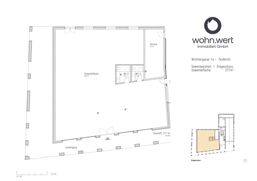 Gewerbeimmobilie mieten in Feldkirch – 277 m², € 5.313 – Bild 4 von 6