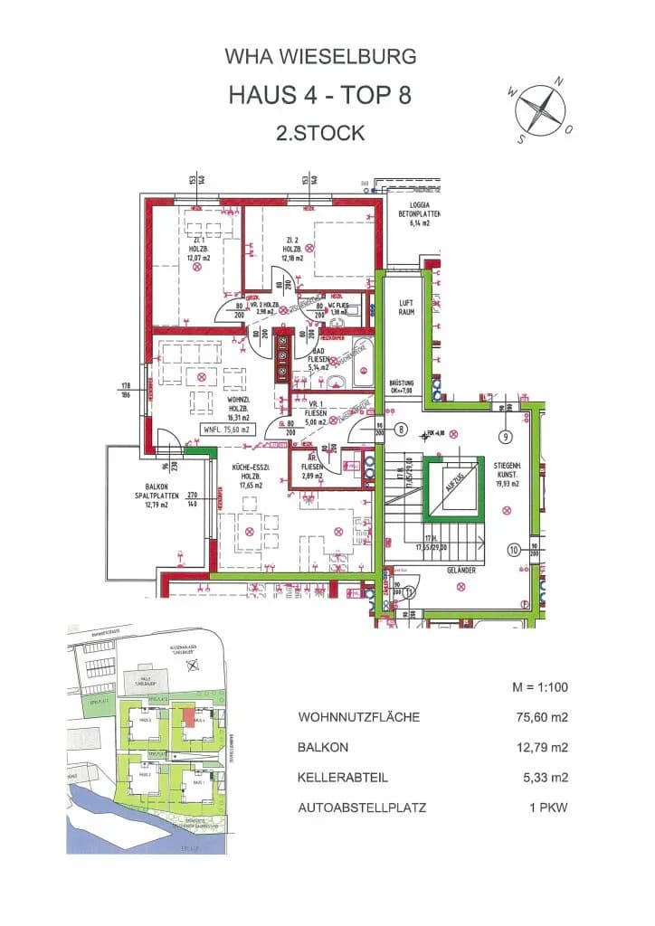 3-Zimmer-Wohnung mieten in Scheibbs – 75,6 m², € 729 – Bild 16 von 16