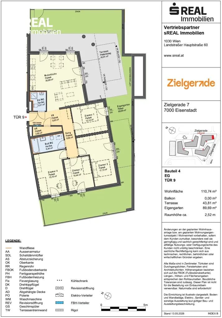 5-Zimmer-Wohnung kaufen in Eisenstadt – 110,74 m², € 562.000 – Bild 16 von 17