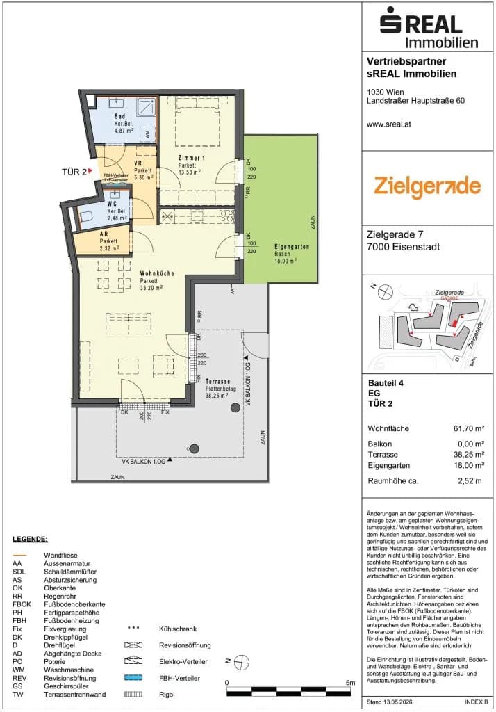 2-Zimmer-Wohnung kaufen in Eisenstadt – 61,7 m², € 319.000 – Bild 16 von 17