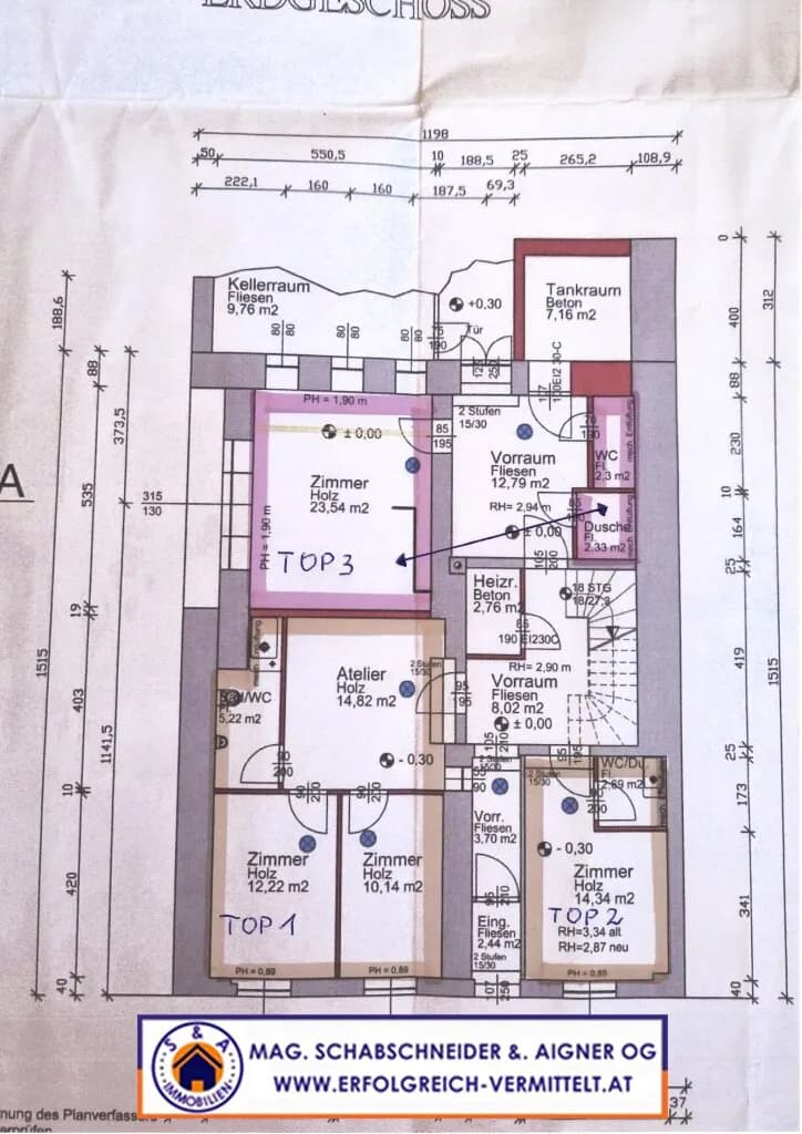 9-Zimmer-Gewerbeimmobilie kaufen in Melk – 211 m², € 192.000 – Bild 10 von 12