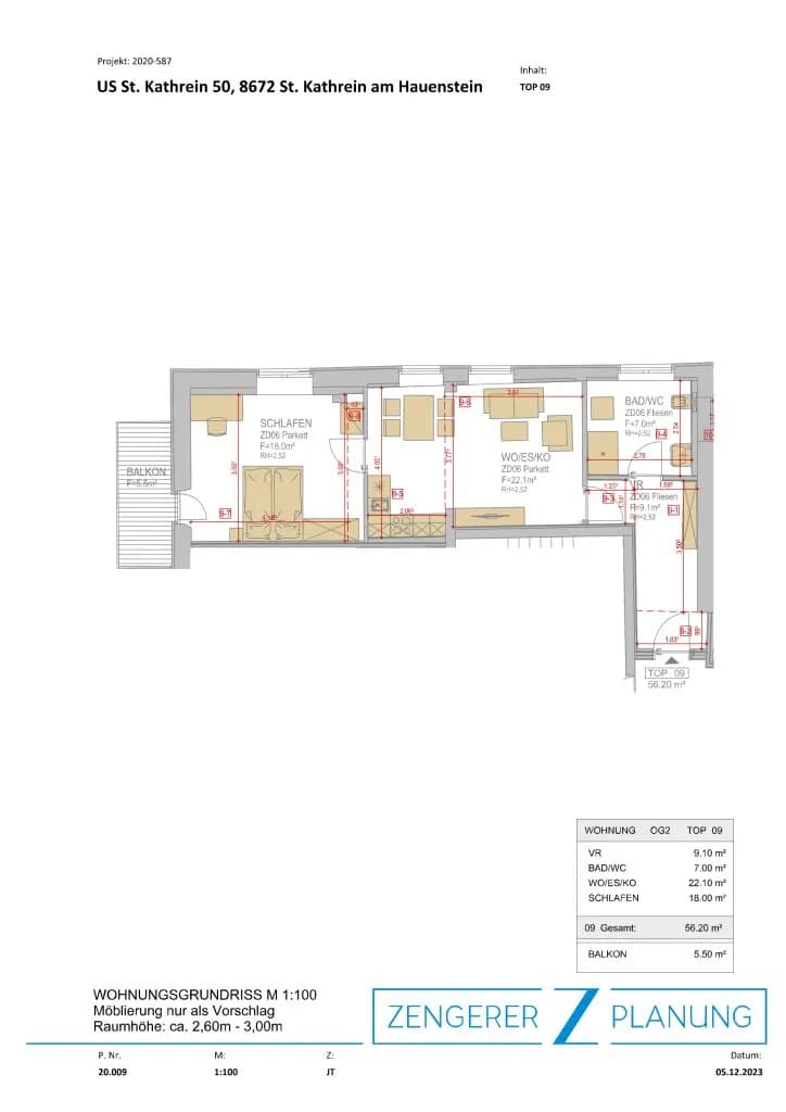 2-Zimmer-Wohnung mieten in Weiz – 56,2 m², € 580 – Bild 20 von 20
