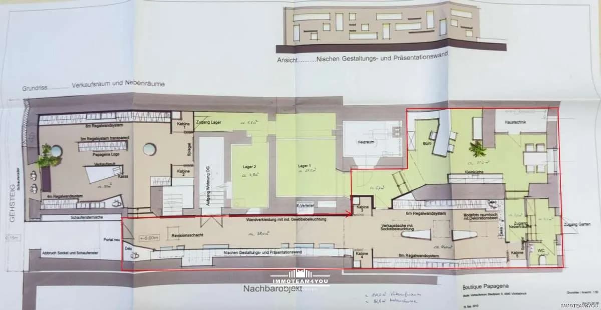 2-Zimmer-Gewerbeimmobilie mieten in Vöcklabruck – 131 m², € 2.046 – Bild 14 von 14