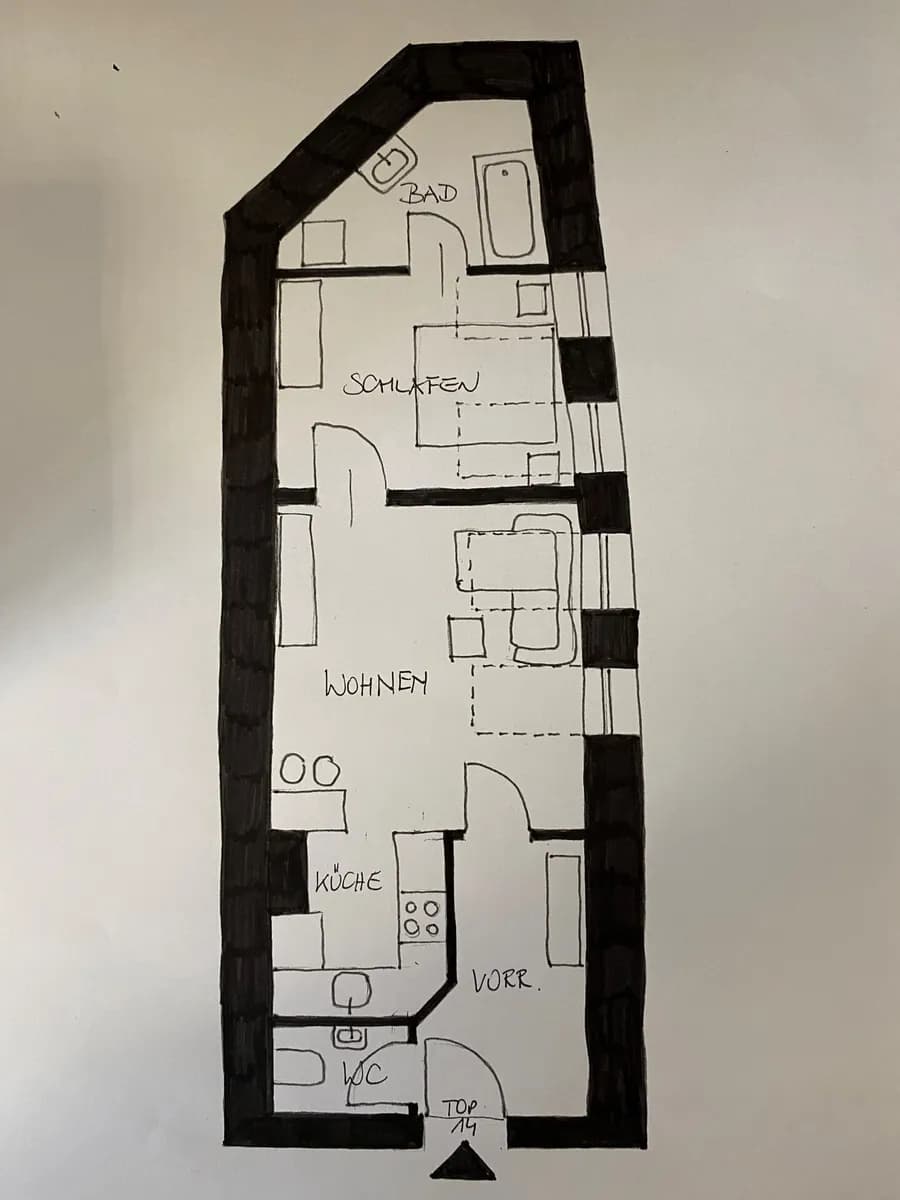 2-Zimmer-Wohnung mieten in Wels – 57,08 m², € 734 – Bild 11 von 11