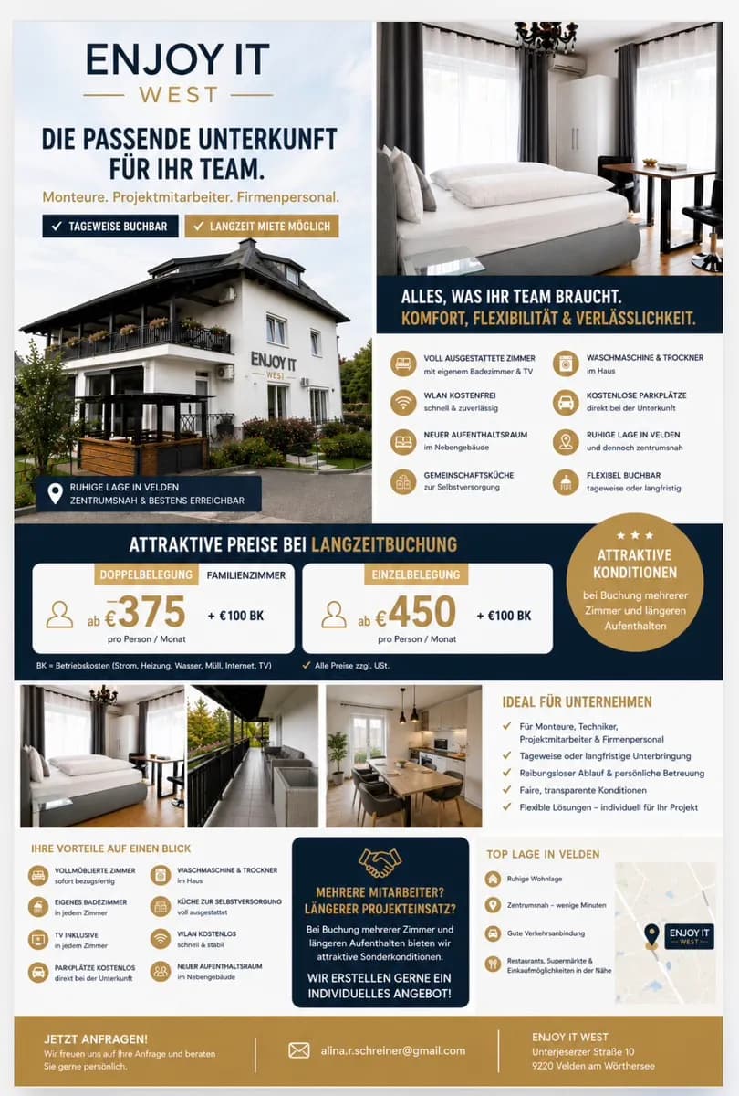 Wohnung mieten in Klagenfurt Land – 20 m², € 550