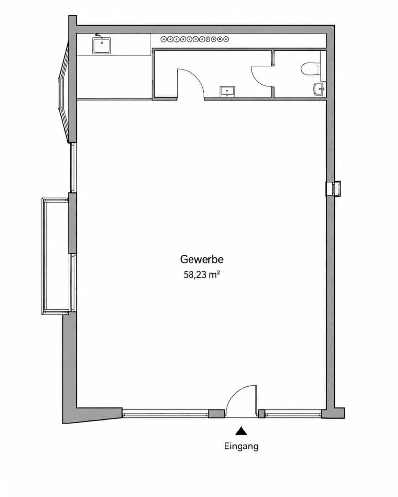 Gewerbeimmobilie mieten in Feldkirch – 52 m², € 1.510 – Bild 11 von 11