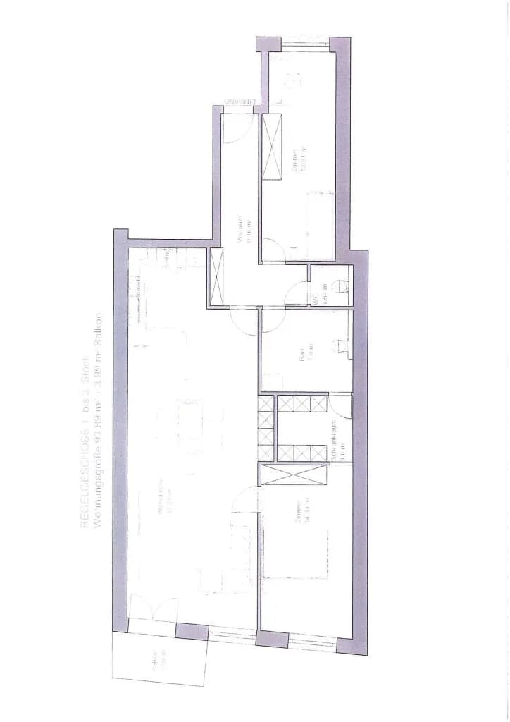 3-Zimmer-Wohnung mieten in Linz – 94 m², € 1.534 – Bild 9 von 9