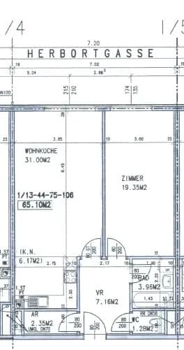 2-Zimmer-Wohnung mieten in Wien – 64,94 m², € 867