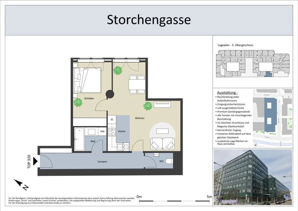 2-Zimmer-Wohnung mieten in Wien – 54 m², € 969 – Bild 12 von 12