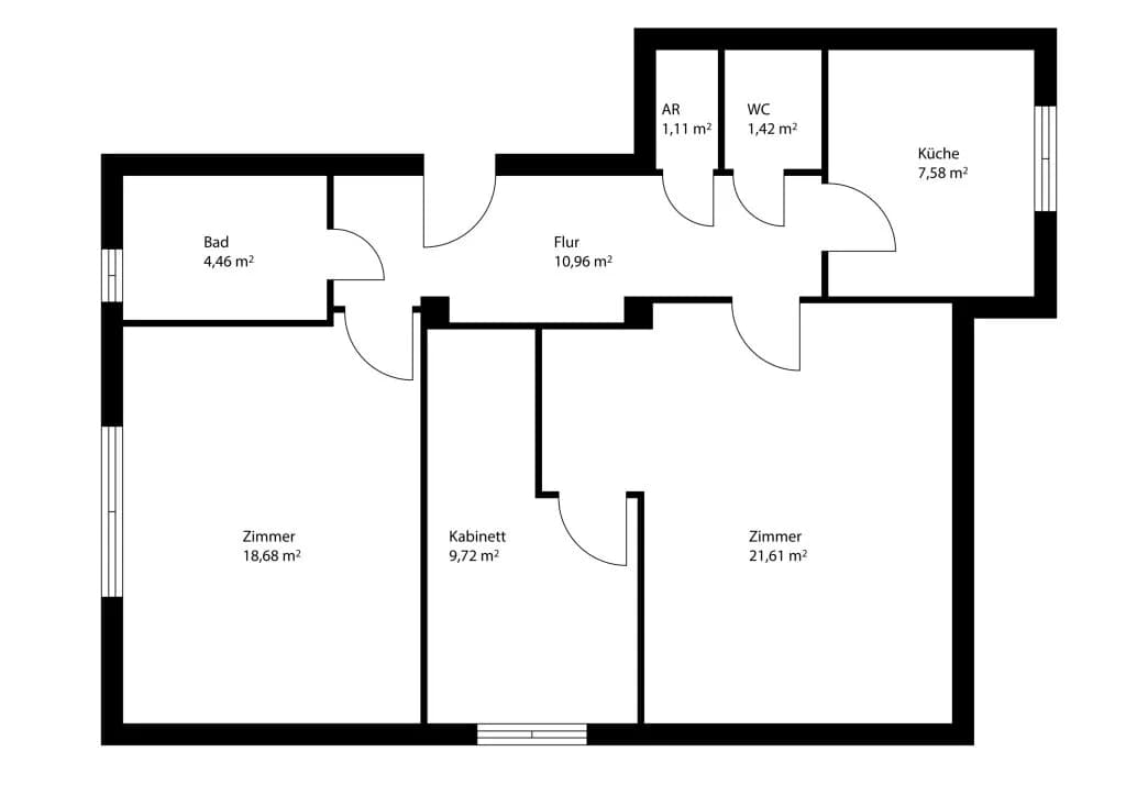 3-Zimmer-Wohnung kaufen in Wien – 75,69 m², € 259.000 – Bild 10 von 10