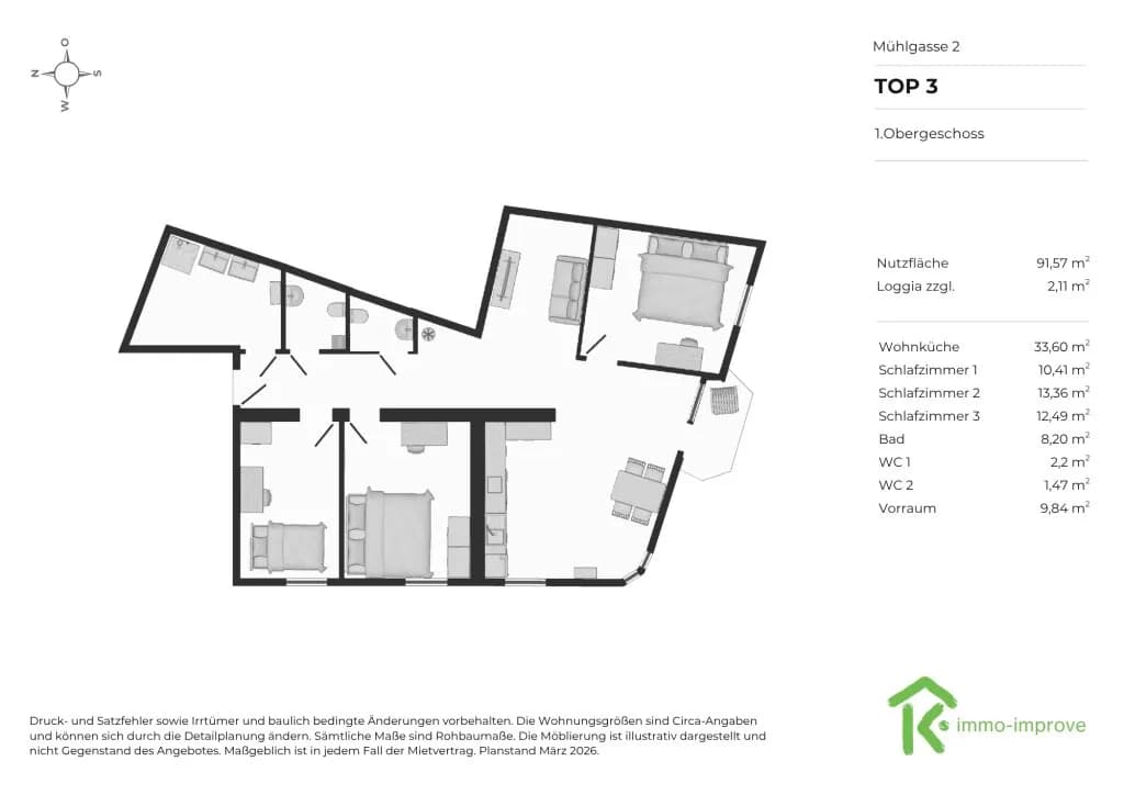 Wohnung mieten in Klagenfurt Land – 91 m², € 550 – Bild 10 von 10