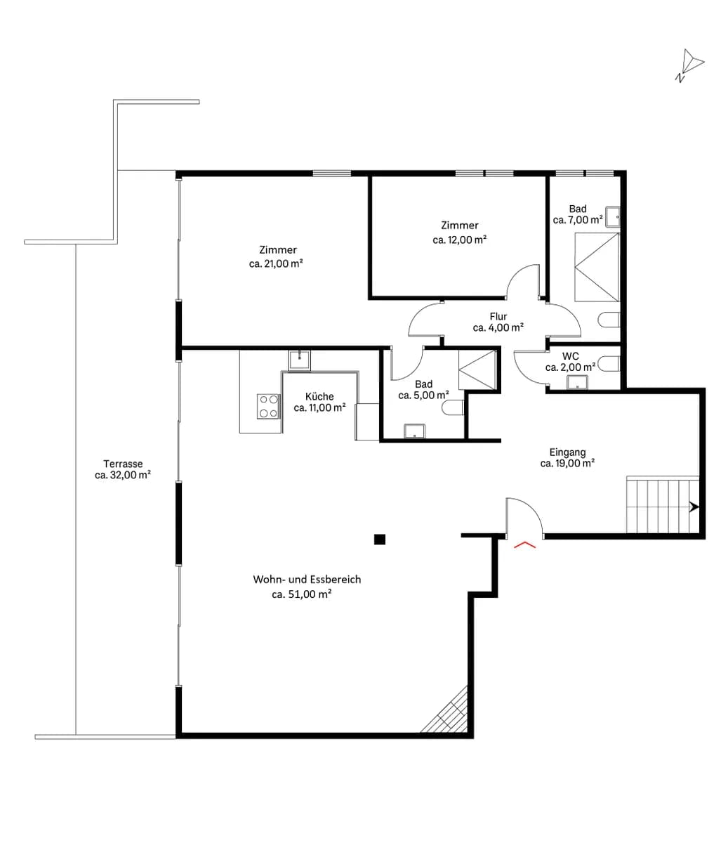 5-Zimmer-Wohnung mieten in Wien – 208 m², € 7.000 – Bild 12 von 13