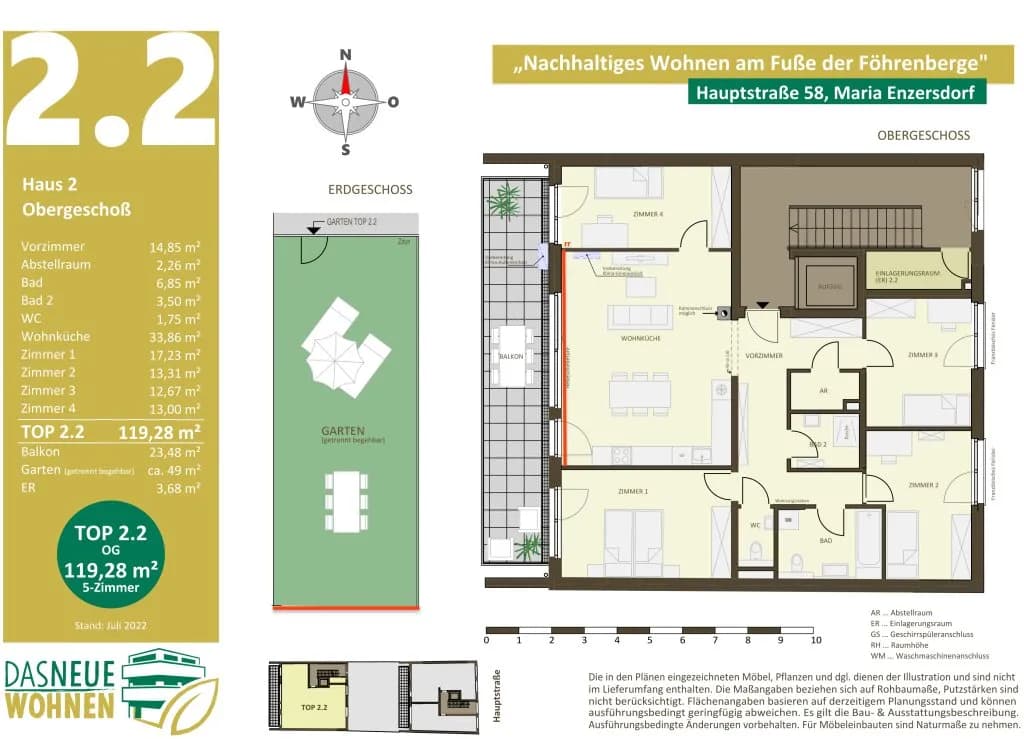 5-Zimmer-Wohnung kaufen in Mödling – 119,28 m², € 699.000 – Bild 29 von 32