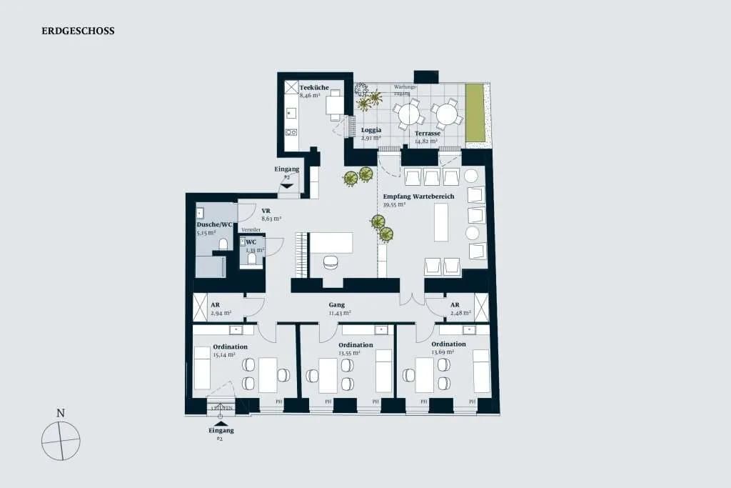 4-Zimmer-Gewerbeimmobilie kaufen in Wien – 122 m², € 917.600 – Bild 2 von 8