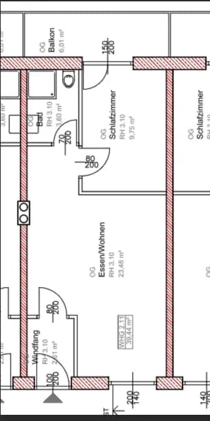 2-Zimmer-Wohnung mieten in Graz – 40 m², € 550 – Bild 5 von 6