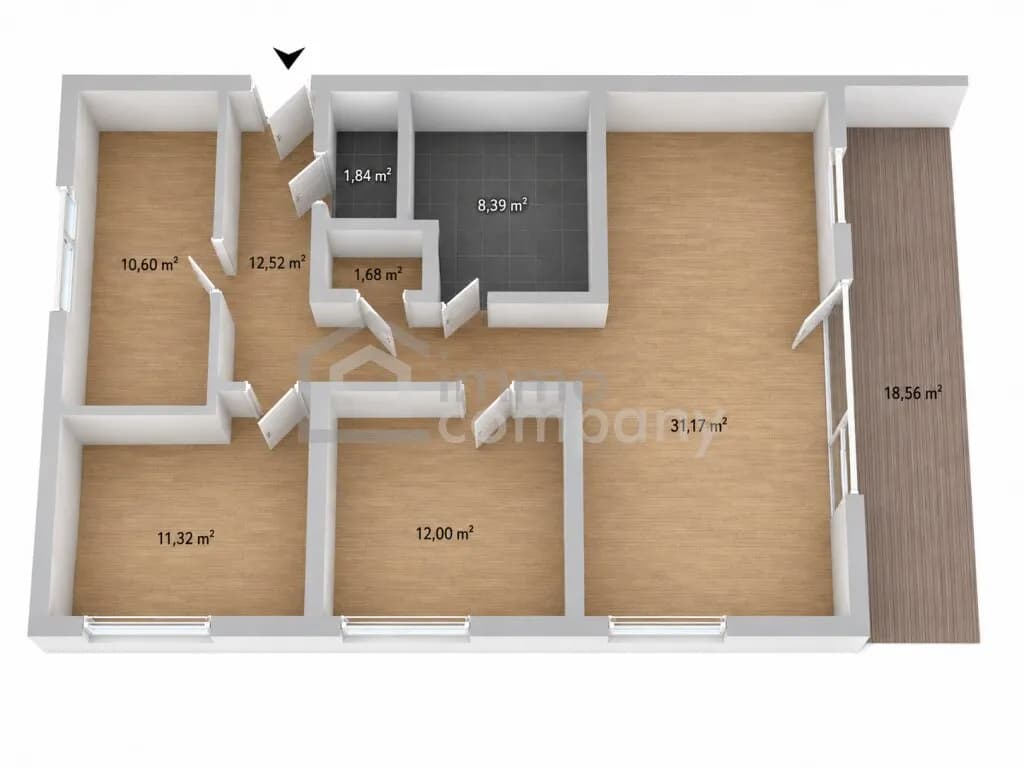 4-Zimmer-Wohnung kaufen in Linz Land – 90 m², € 439.000 – Bild 8 von 9