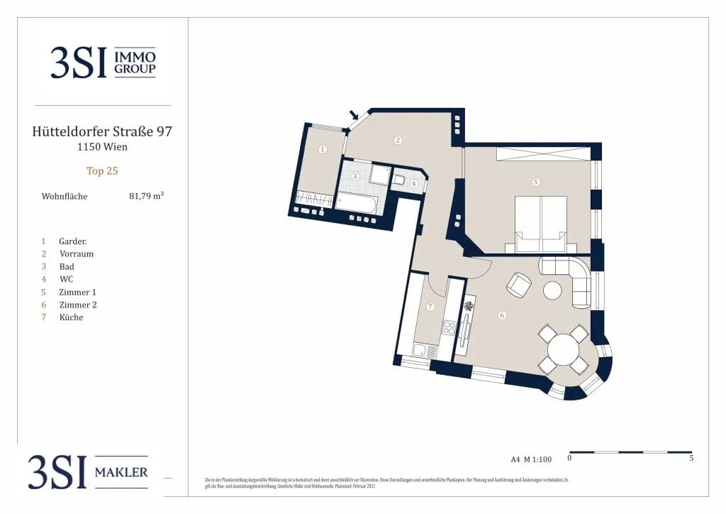 3-Zimmer-Wohnung kaufen in Wien – 81,79 m², € 395.000 – Bild 10 von 10