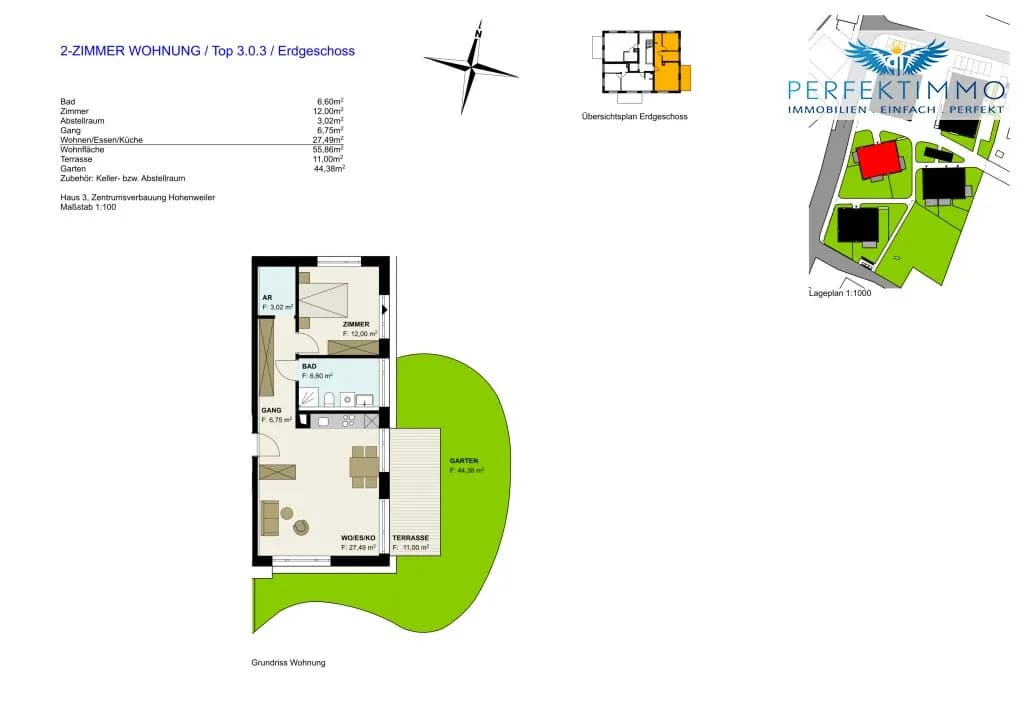 2-Zimmer-Wohnung kaufen in Bregenz – 55,86 m², € 397.000 – Bild 11 von 11