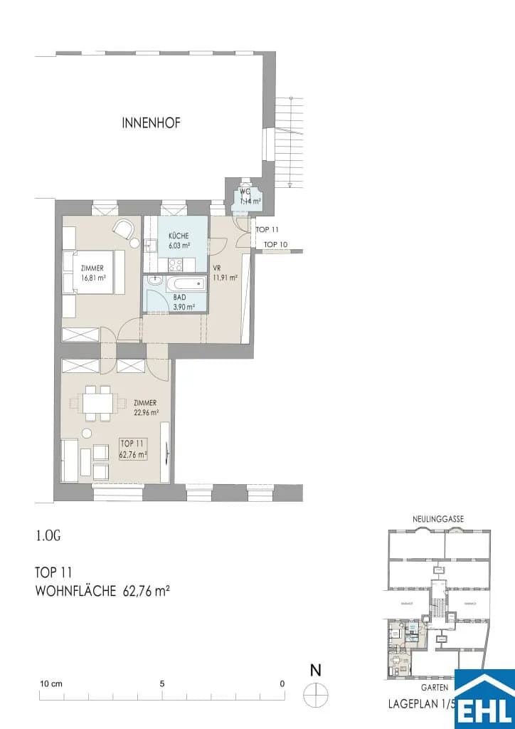 2-Zimmer-Wohnung kaufen in Wien – 62,76 m², € 469.000 – Bild 19 von 19