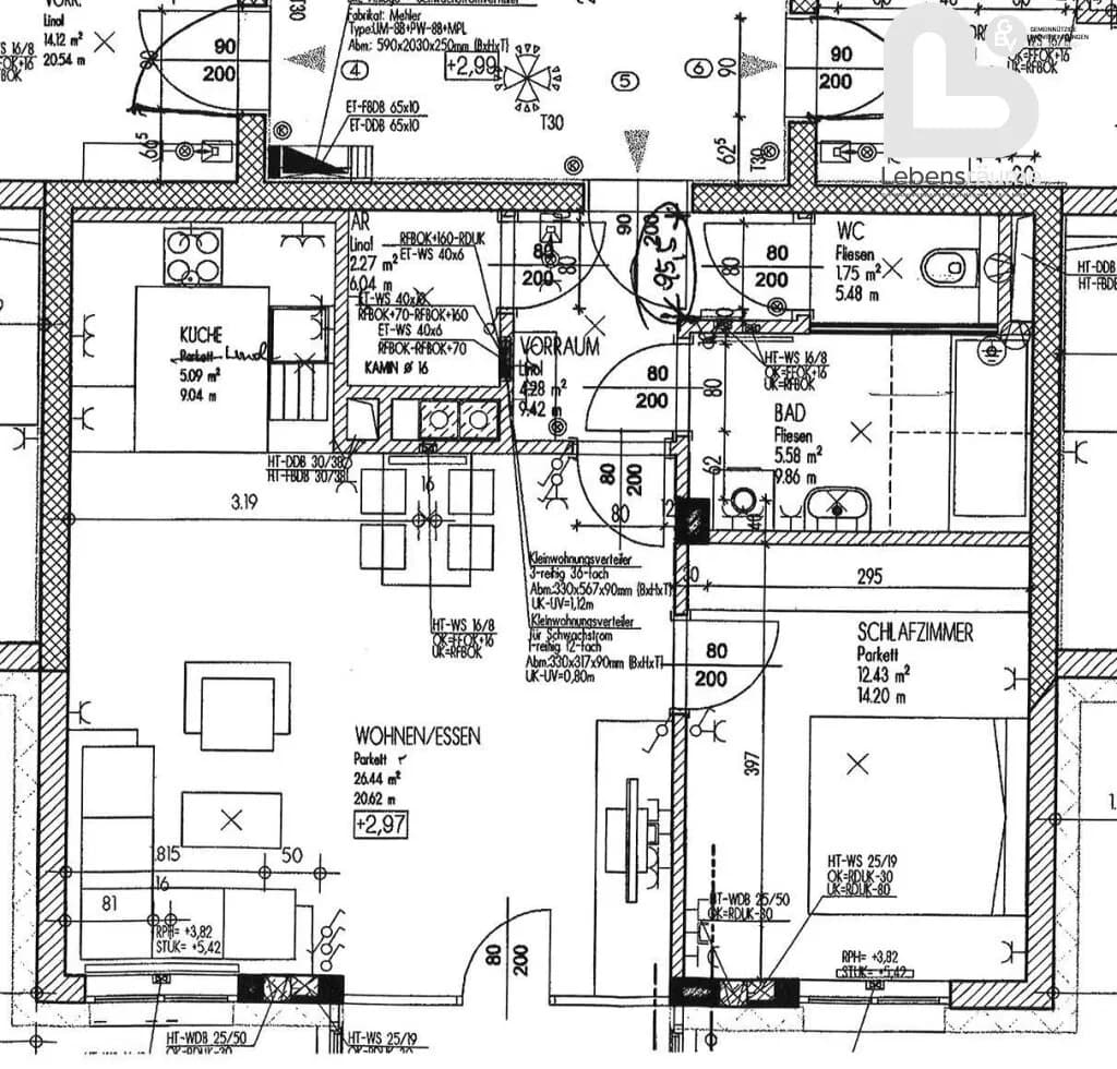 2-Zimmer-Wohnung mieten in Rohrbach – 64,34 m², € 507 – Bild 7 von 7