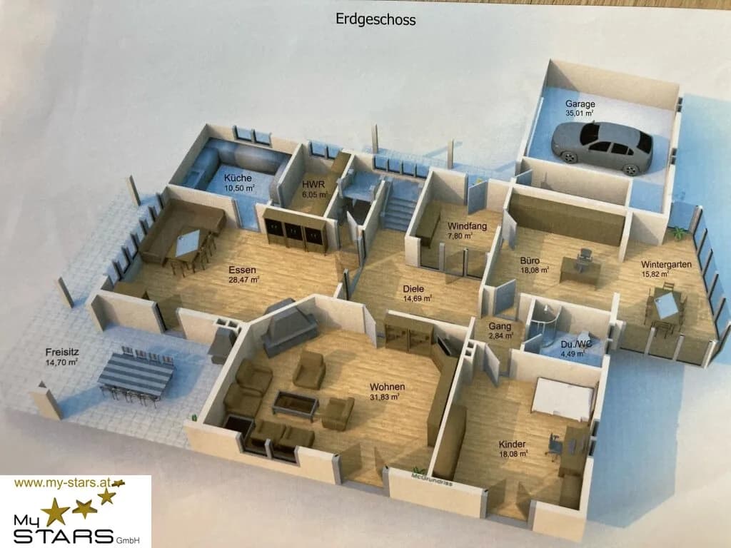 10-Zimmer-Haus kaufen in Braunau am Inn – 225 m², € 995.000 – Bild 18 von 20