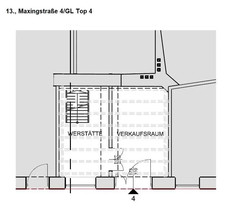 Gewerbeimmobilie mieten in Wien – 47 m², € 1.363 – Bild 9 von 10