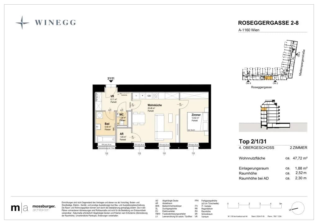 Immobilie kaufen in Wien – 47,2 m², € 313.300 – Bild 9 von 9